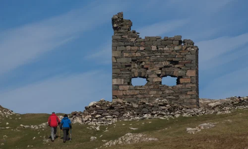 Castle ruins Clare Island